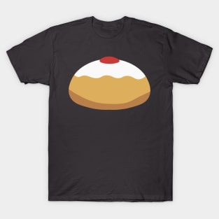 Hanukkah holiday Sufganiyah flat design icon T-Shirt